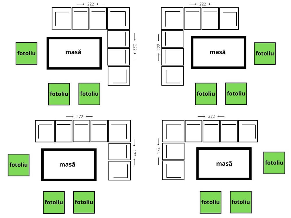 Mobilier de grădină din plastic Rellme
